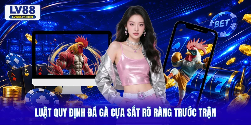 Luật quy định đá gà cựa sắt rõ ràng trước trận